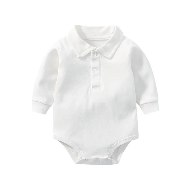 Collared baby Rompers