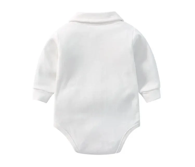 Collared baby Rompers
