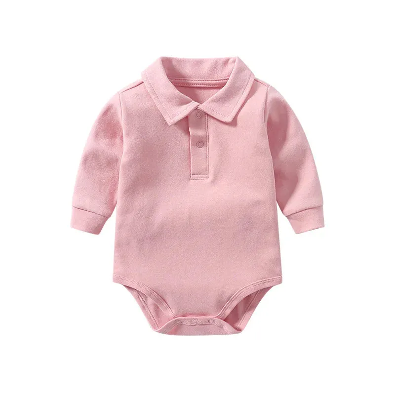 Collared baby Rompers