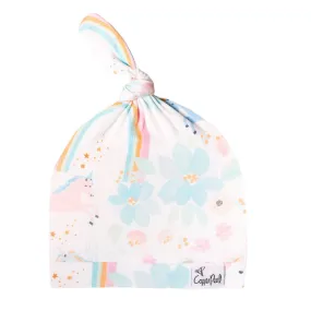 Copper Pearl Whimsy Top Knot Hat