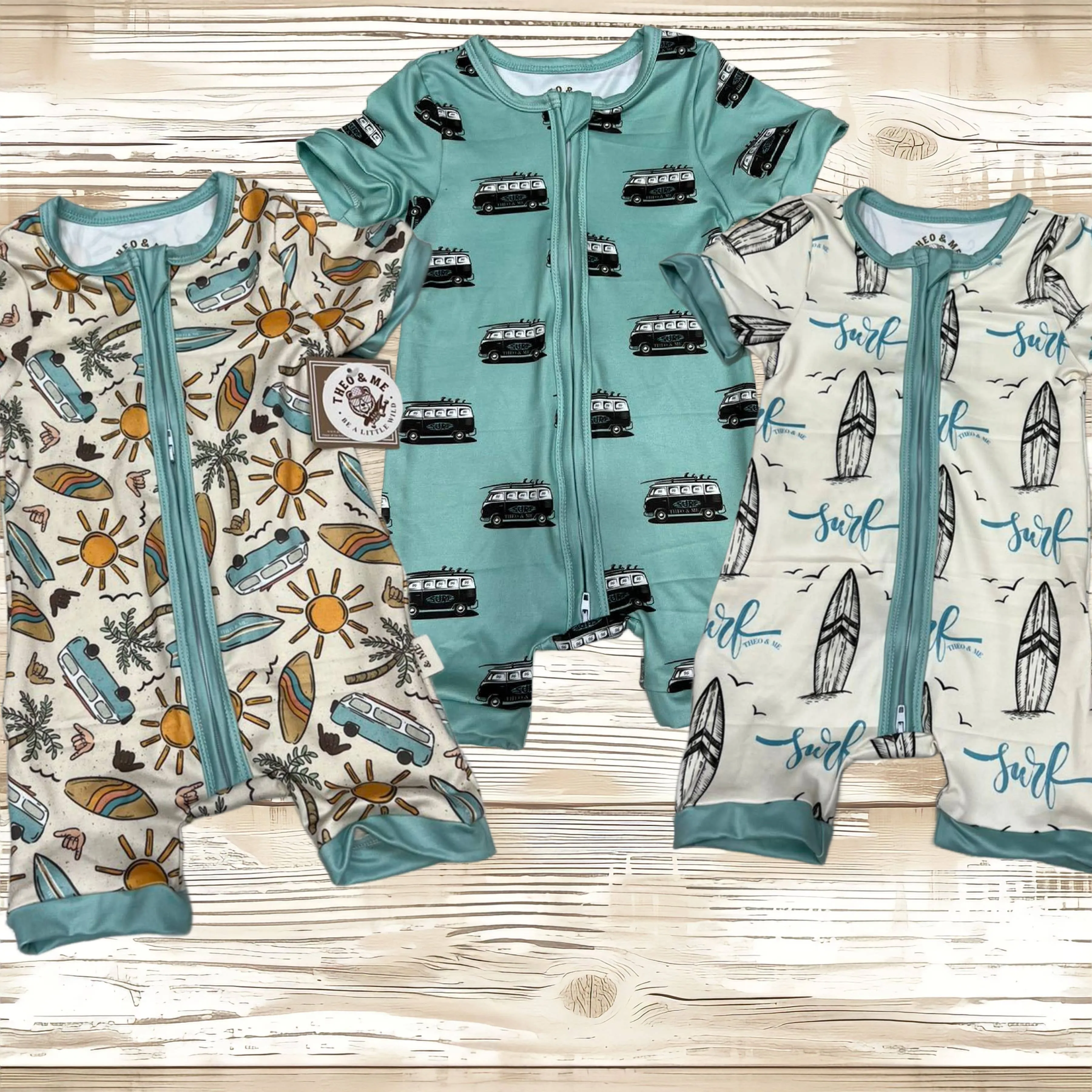 Crazy Surf Summer Shorties Sleepers