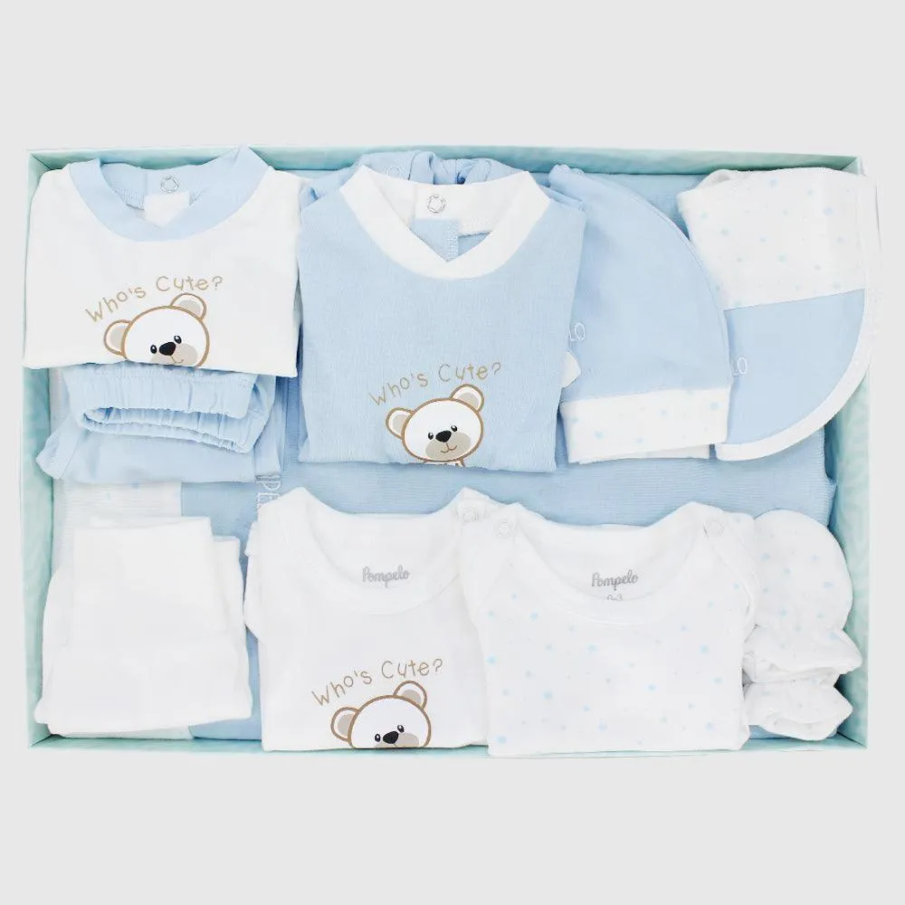 Cute Baby Bear 9-Piece Baby Layette Set