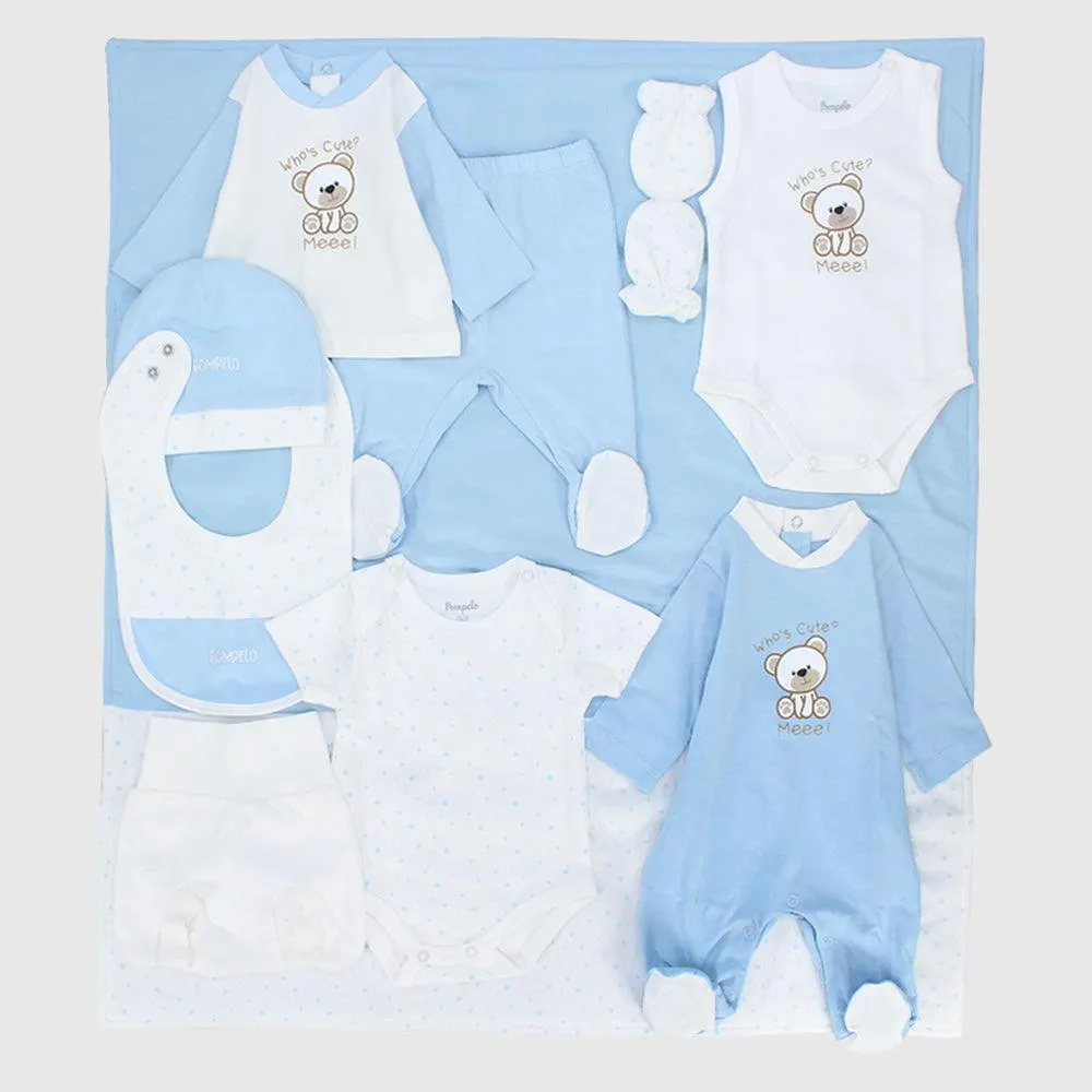 Cute Baby Bear 9-Piece Baby Layette Set