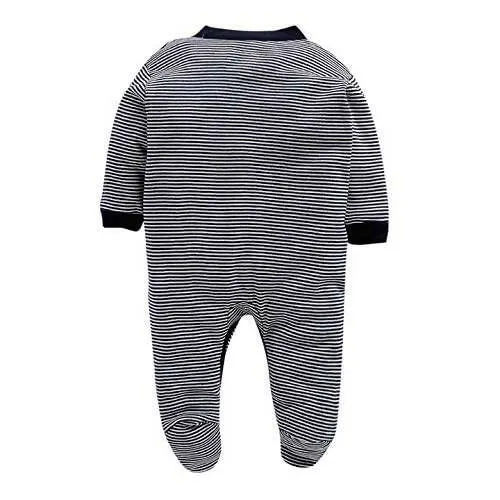 Daddy - G Rompers/Sleepsuits/Jumpsuit /Night Suits for New Born Babies - Black