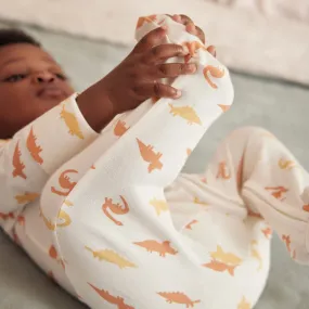 Dino Zip-Up Sleepsuit