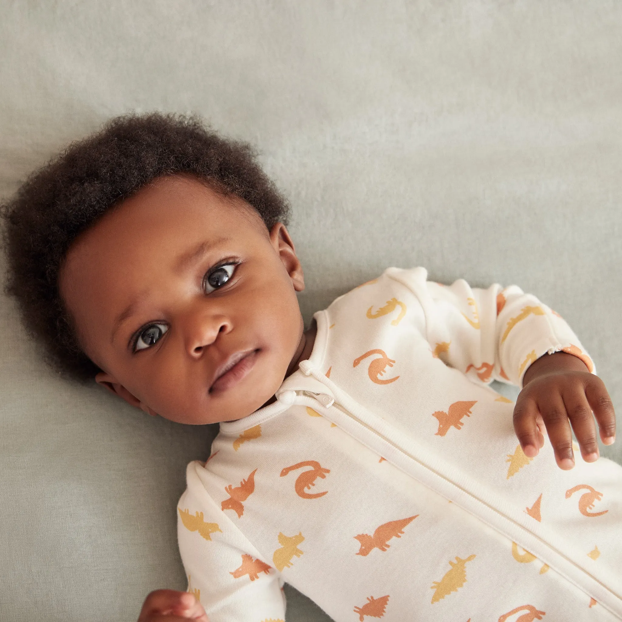 Dino Zip-Up Sleepsuit