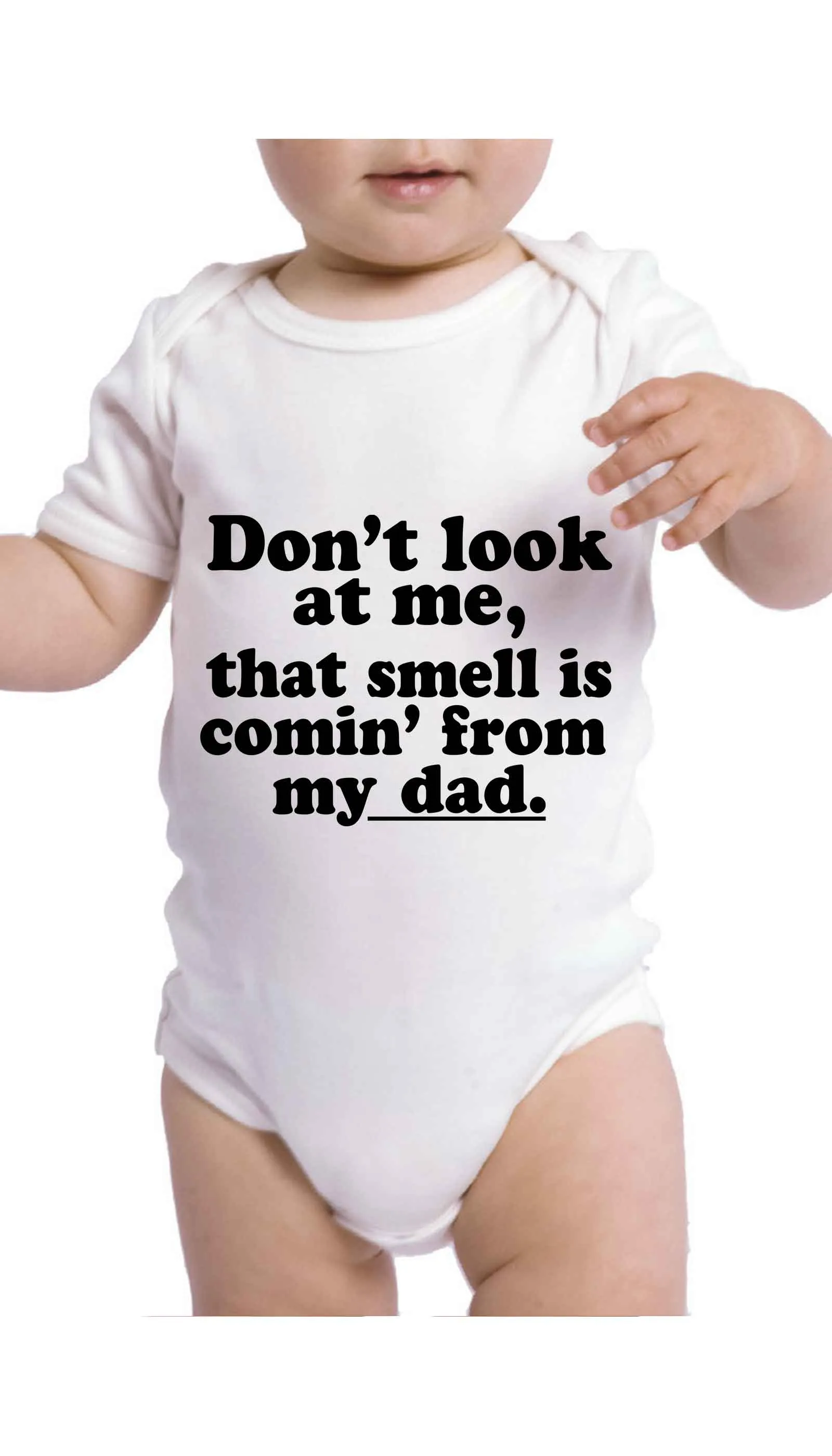 Don't Look At Me Infant Onesie