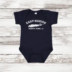 East Marion North Fork LI Baby Onesie | Classic Colors