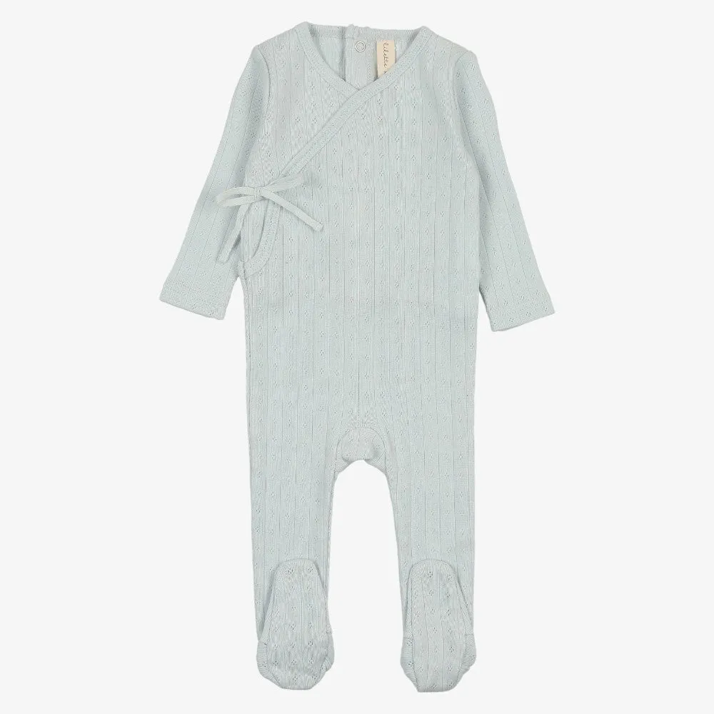 Fine Pointelle Take Me Home Set - Sky Blue