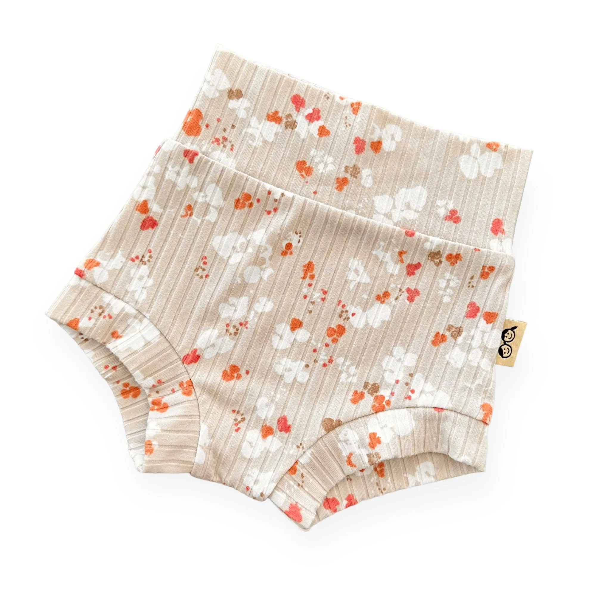 Floral Latte Ribbed Summer Lounge Set