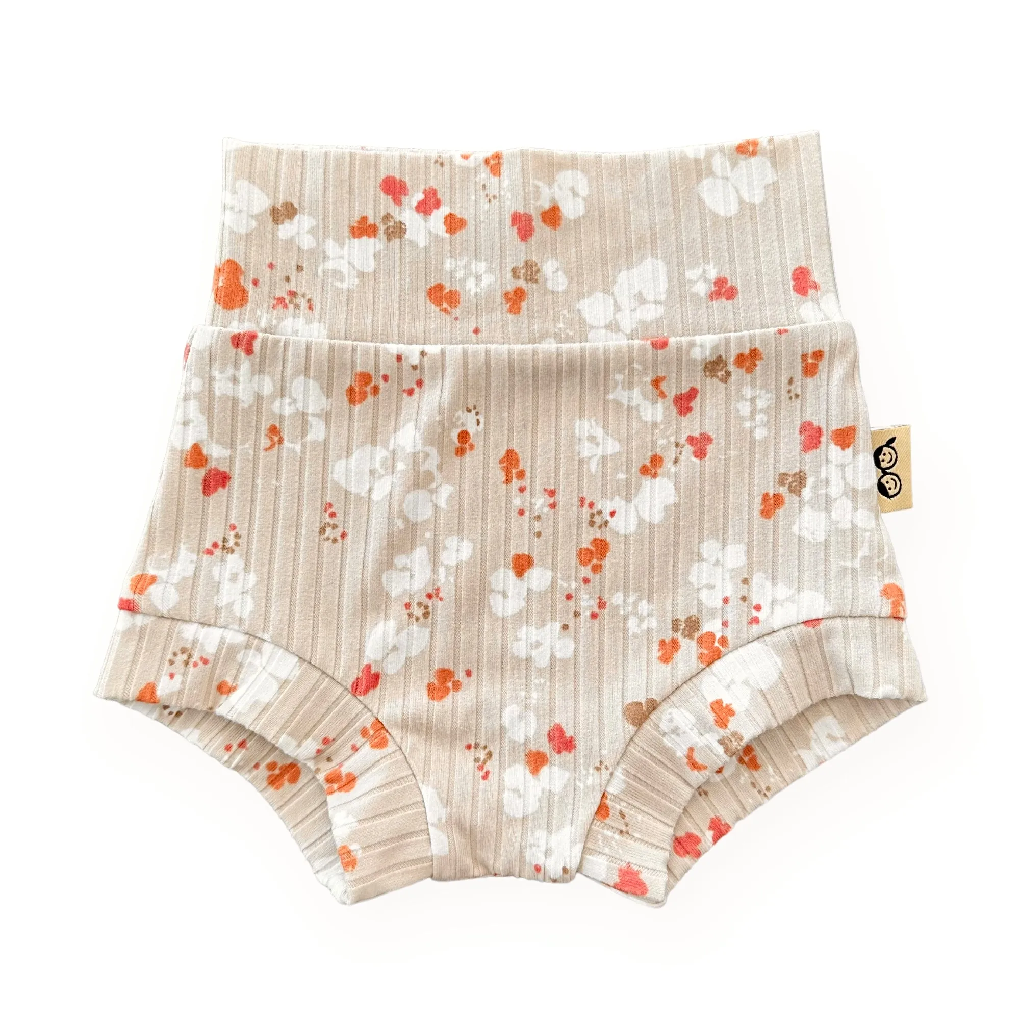 Floral Latte Ribbed Summer Lounge Set
