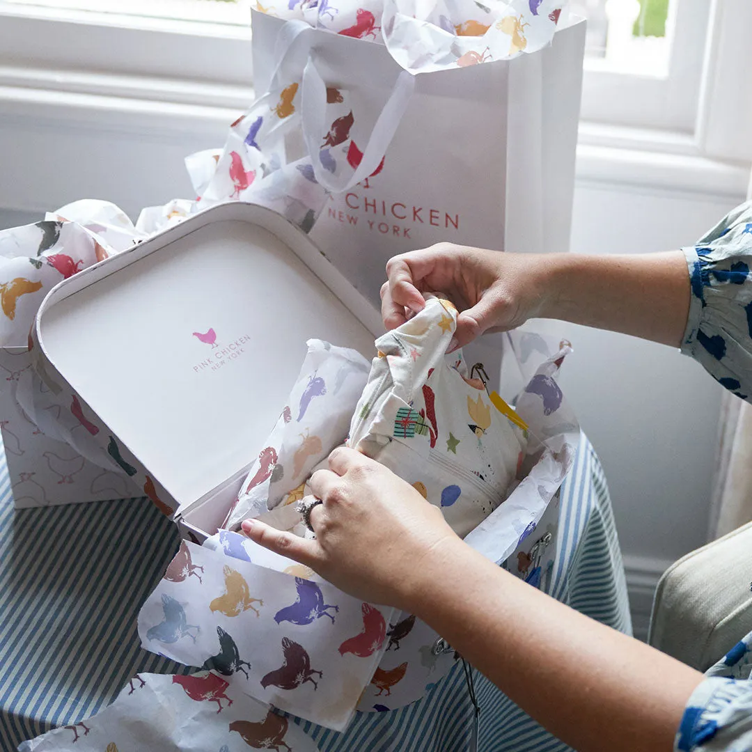 Gift Suitcase - Multi Chickens