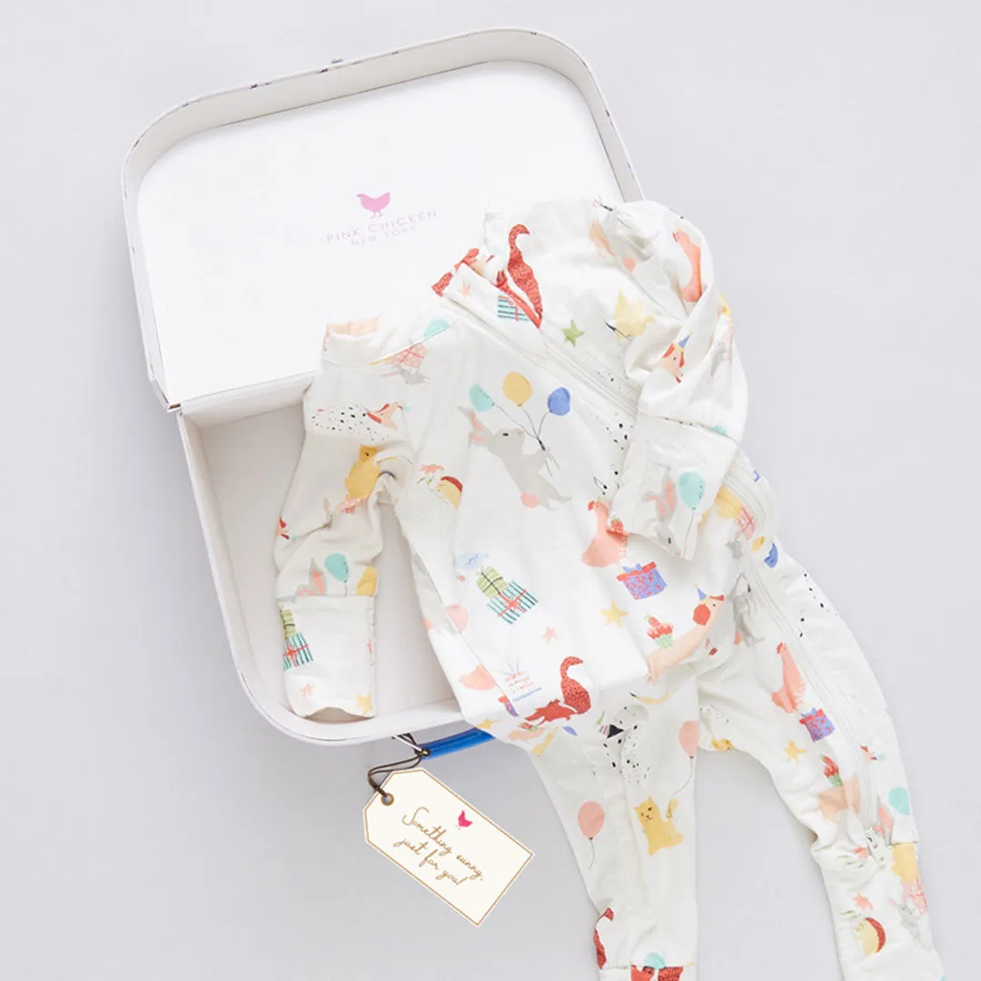 Gift Suitcase - Multi Chickens