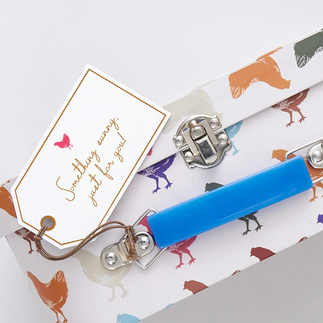 Gift Suitcase - Multi Chickens
