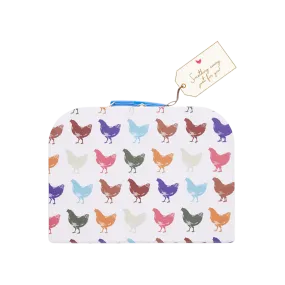 Gift Suitcase - Multi Chickens