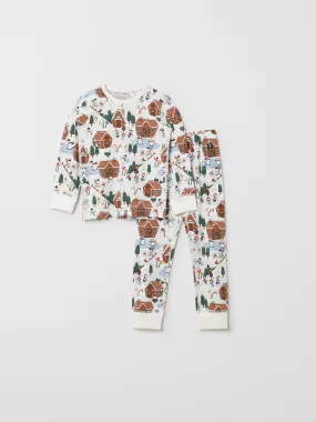 Gingerbread House Kids Pyjamas