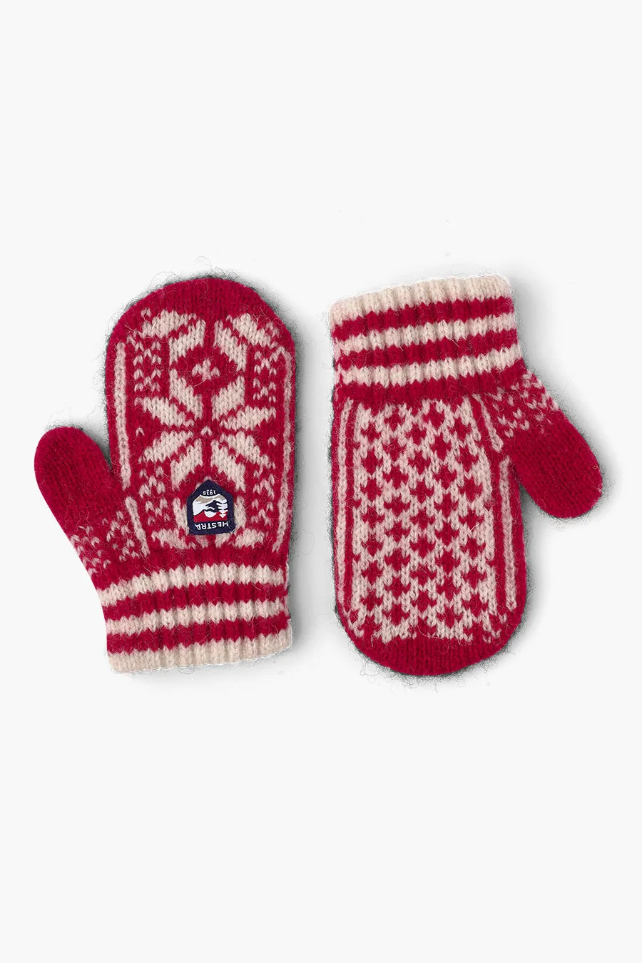 Hestra Nordic Baby Mitten - Red