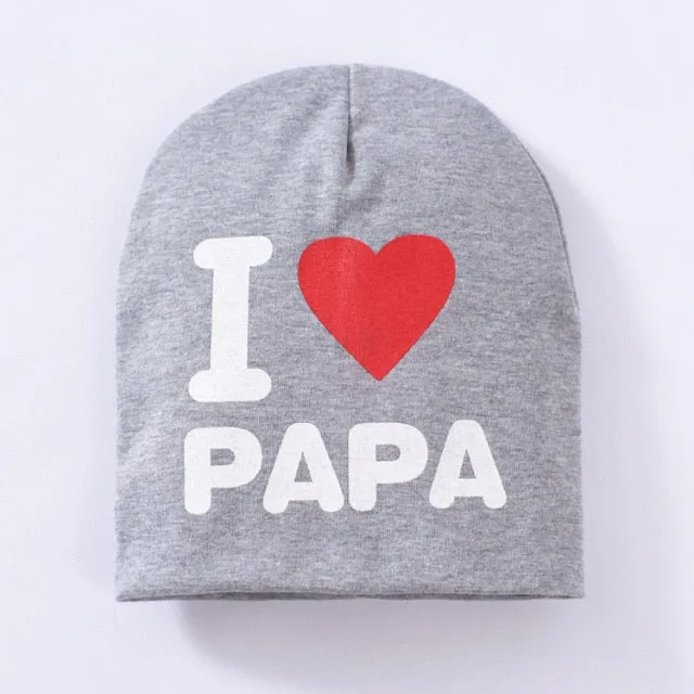 I Love Mama Papa Beanie