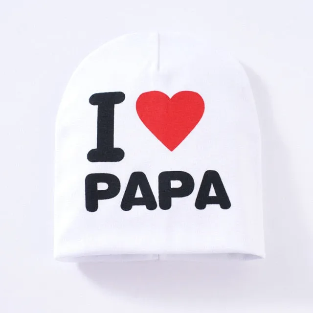I Love Mama Papa Beanie