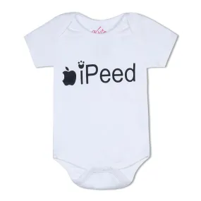 I Peed <br> Organic Cotton Onesie