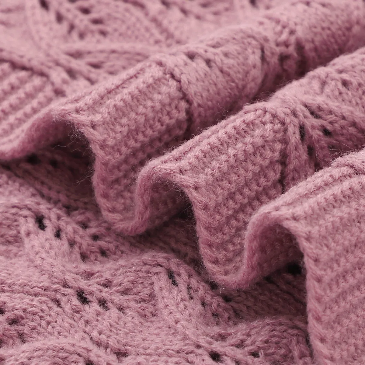 Infant solid color knitted blanket baby windproof cover quilt Baby Clothes Wholesale Distributors