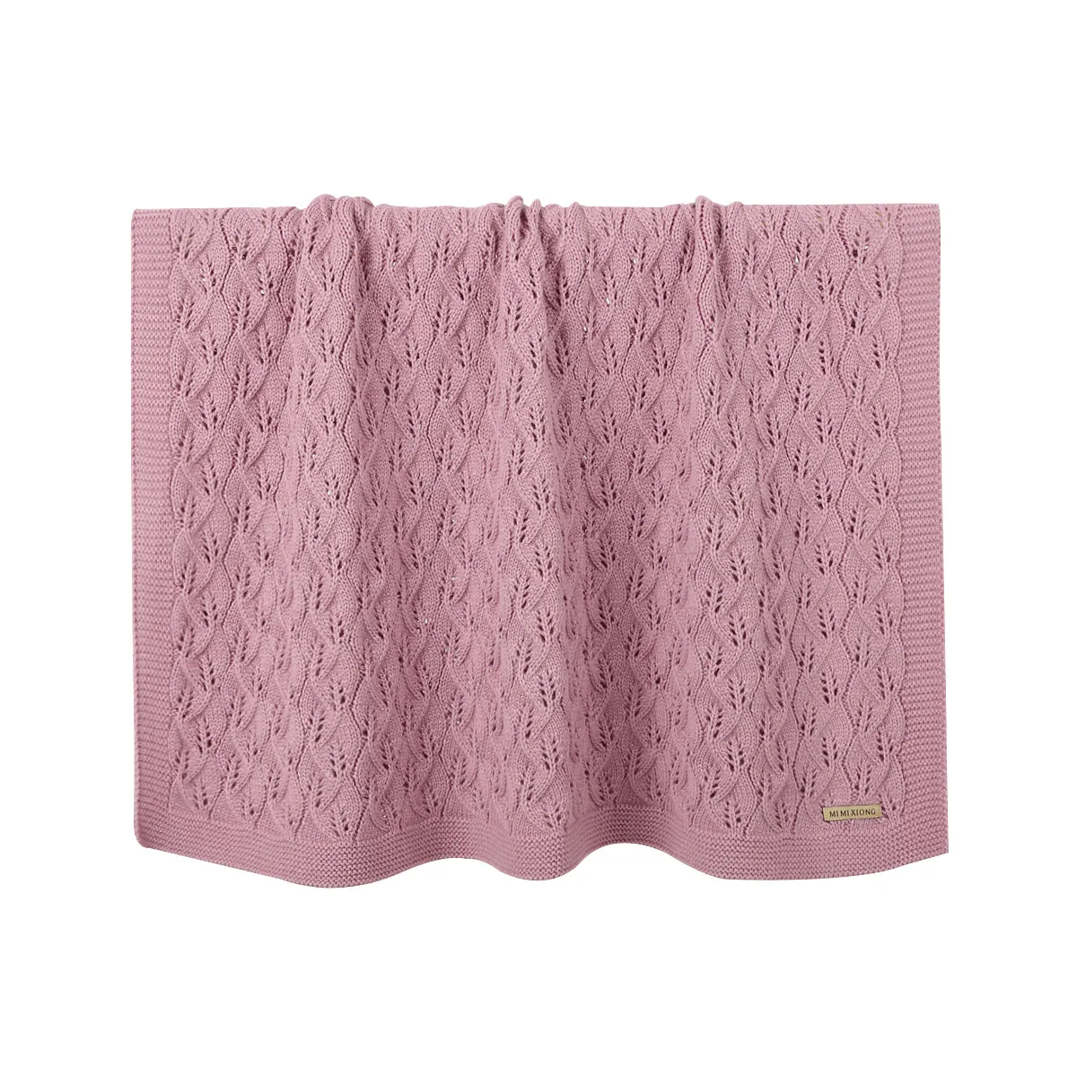 Infant solid color knitted blanket baby windproof cover quilt Baby Clothes Wholesale Distributors