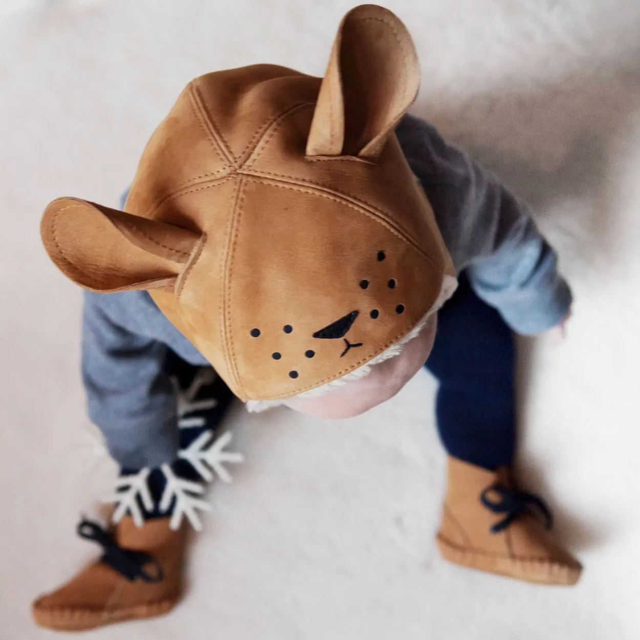 Kapi Hat | Lion | Caramel Nubuck