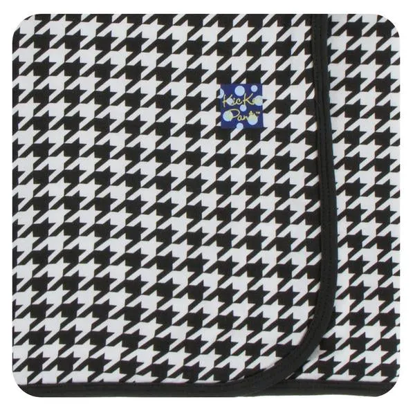 KicKee Pants London Swaddling Blanket in Zebra Houndstooth