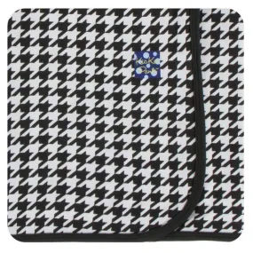 KicKee Pants London Swaddling Blanket in Zebra Houndstooth