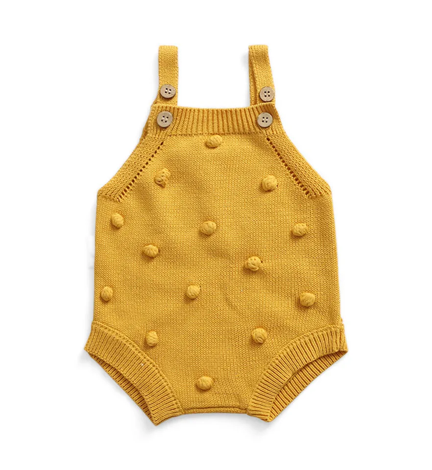 Knitted Bobble Rompers