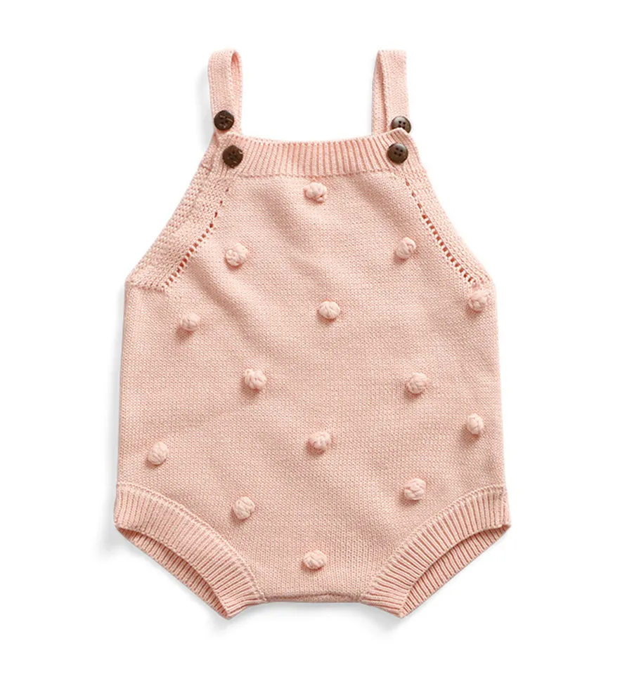 Knitted Bobble Rompers