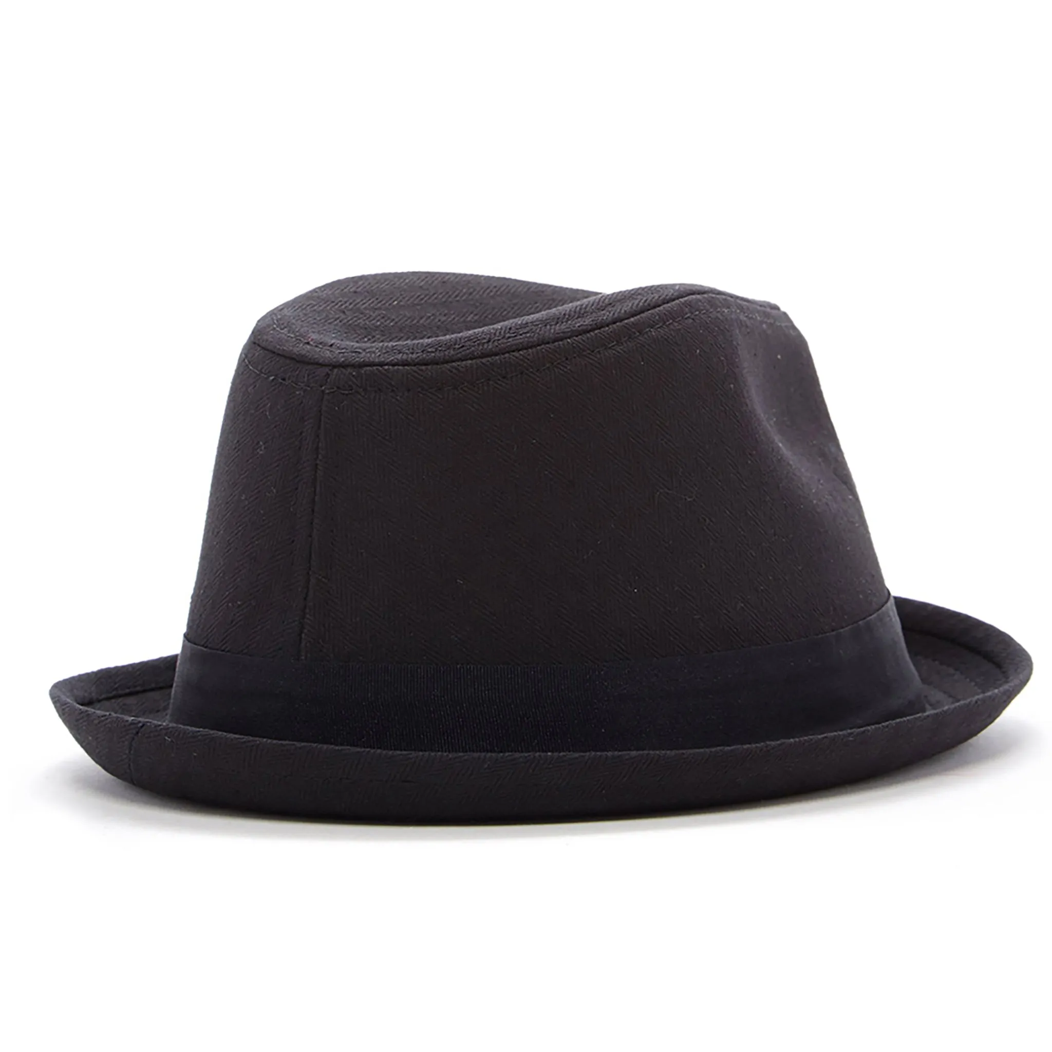 Knuckleheads Black Fedora with Black Band