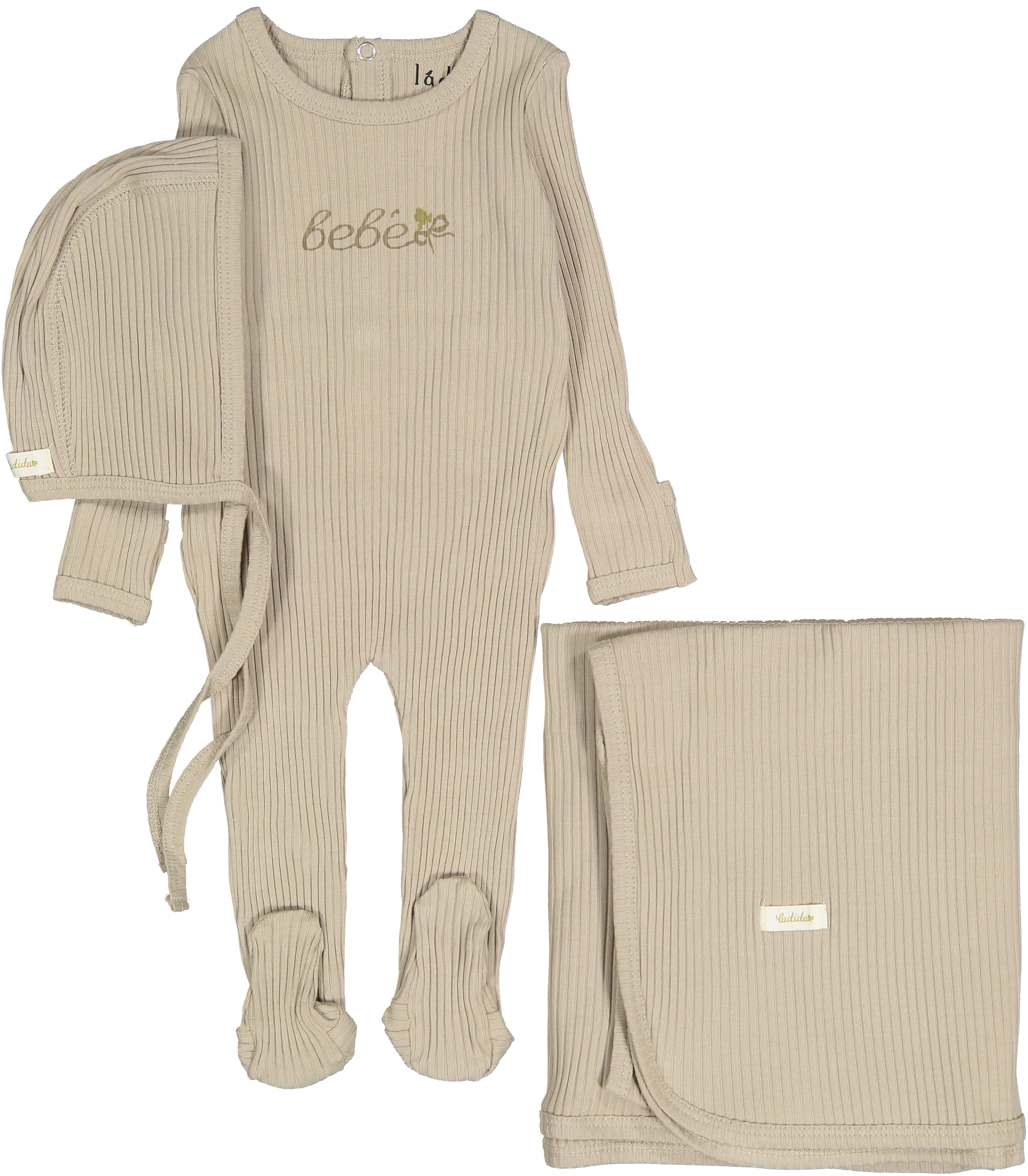 Ladida Taupe Bebe Layette Set
