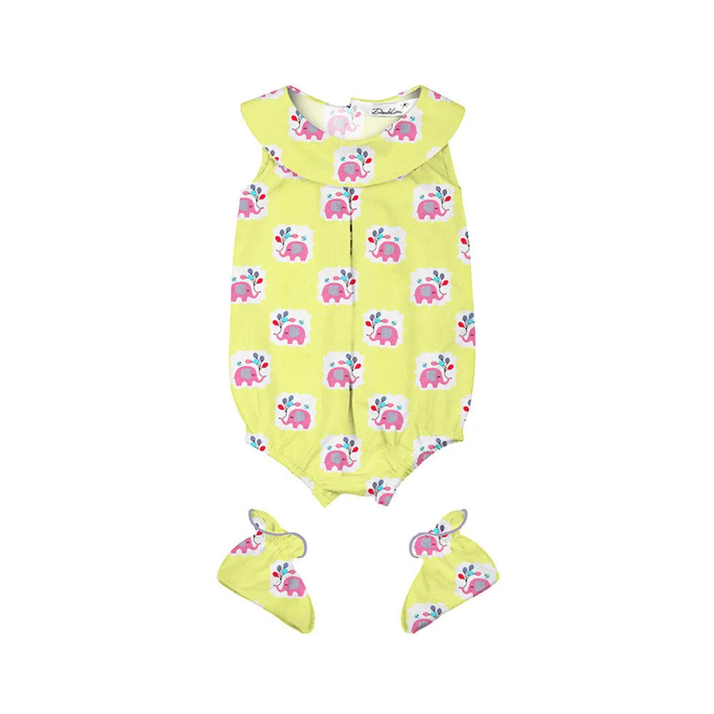 Layette Set with Baby Bodysuit & Booties <br>Elephant with Balloons <br> <span style="font-size: 11px; font-family:Helvetica,Arial,sans-serif;">Can Be Personalised</span>