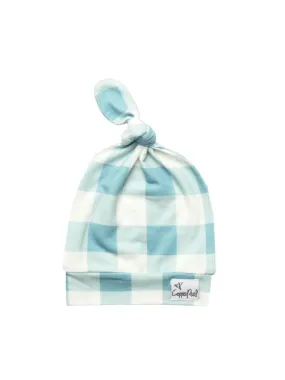 Lincoln Newborn Top Knot Hat by Copper Pearl