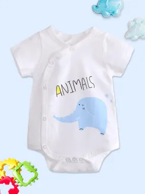 Little Blue Elephant Baby Onesie