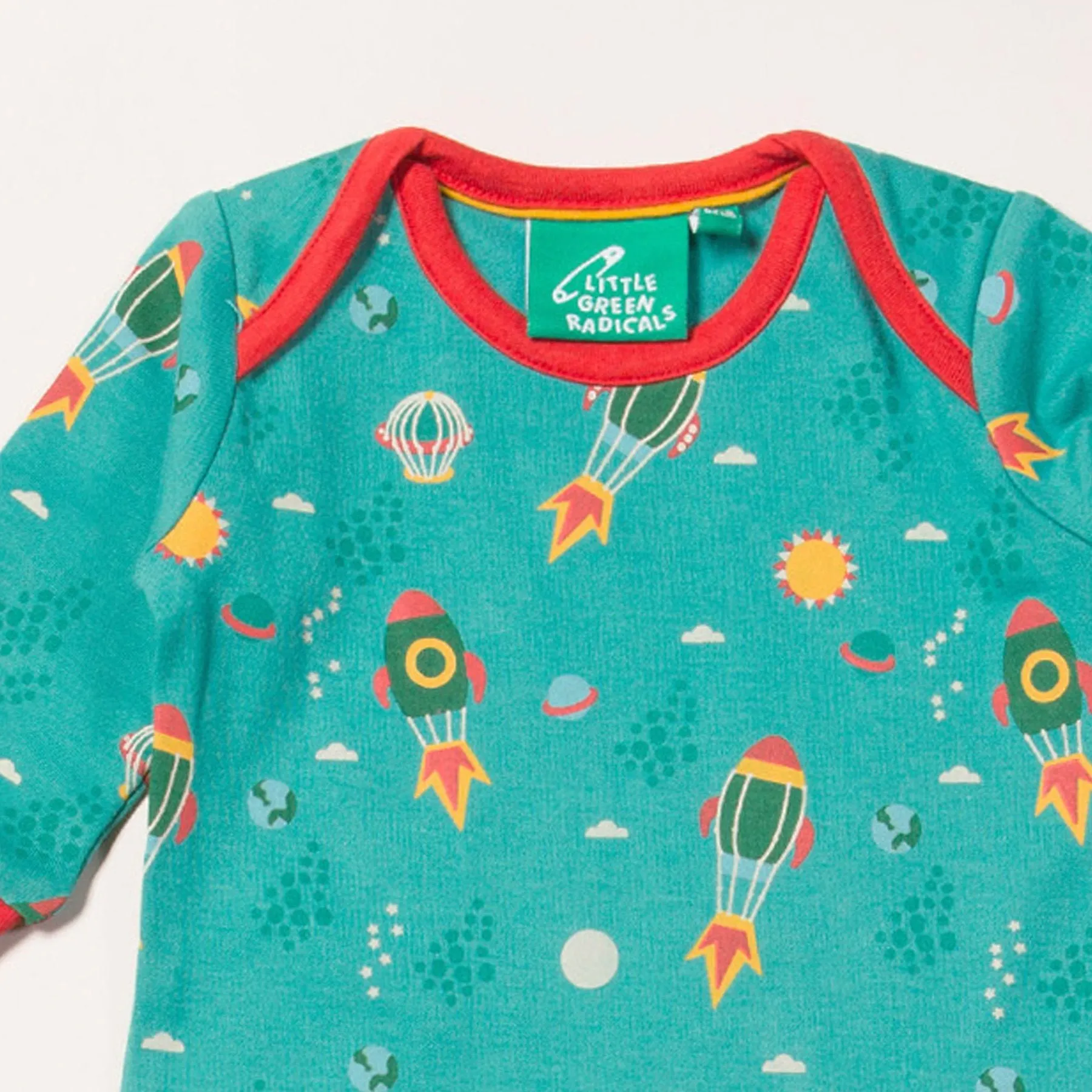 Little Green Radicals Night Sky Playsuit Organic Cotton (0-3mths)