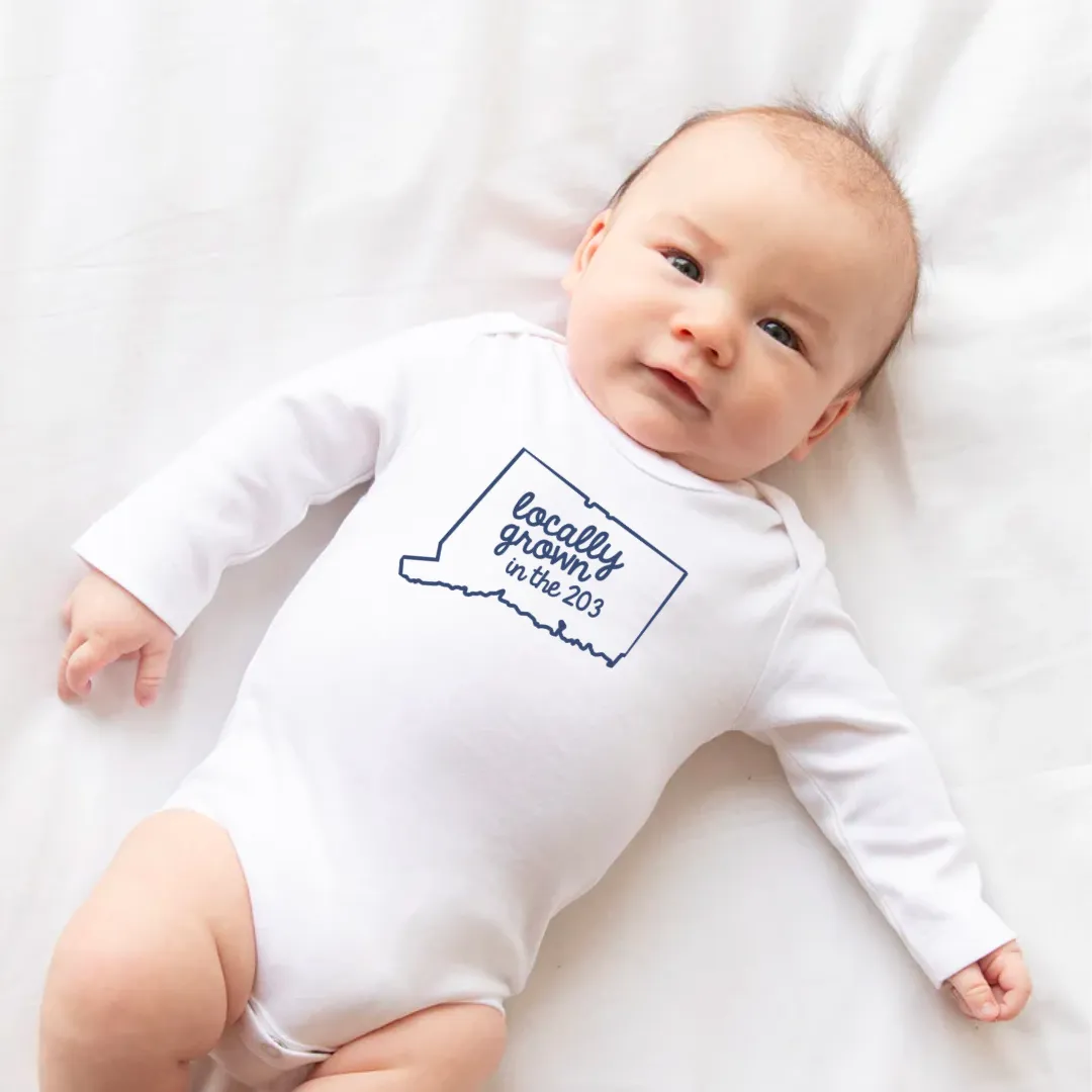 Locally Grown Long Sleeve Onesie