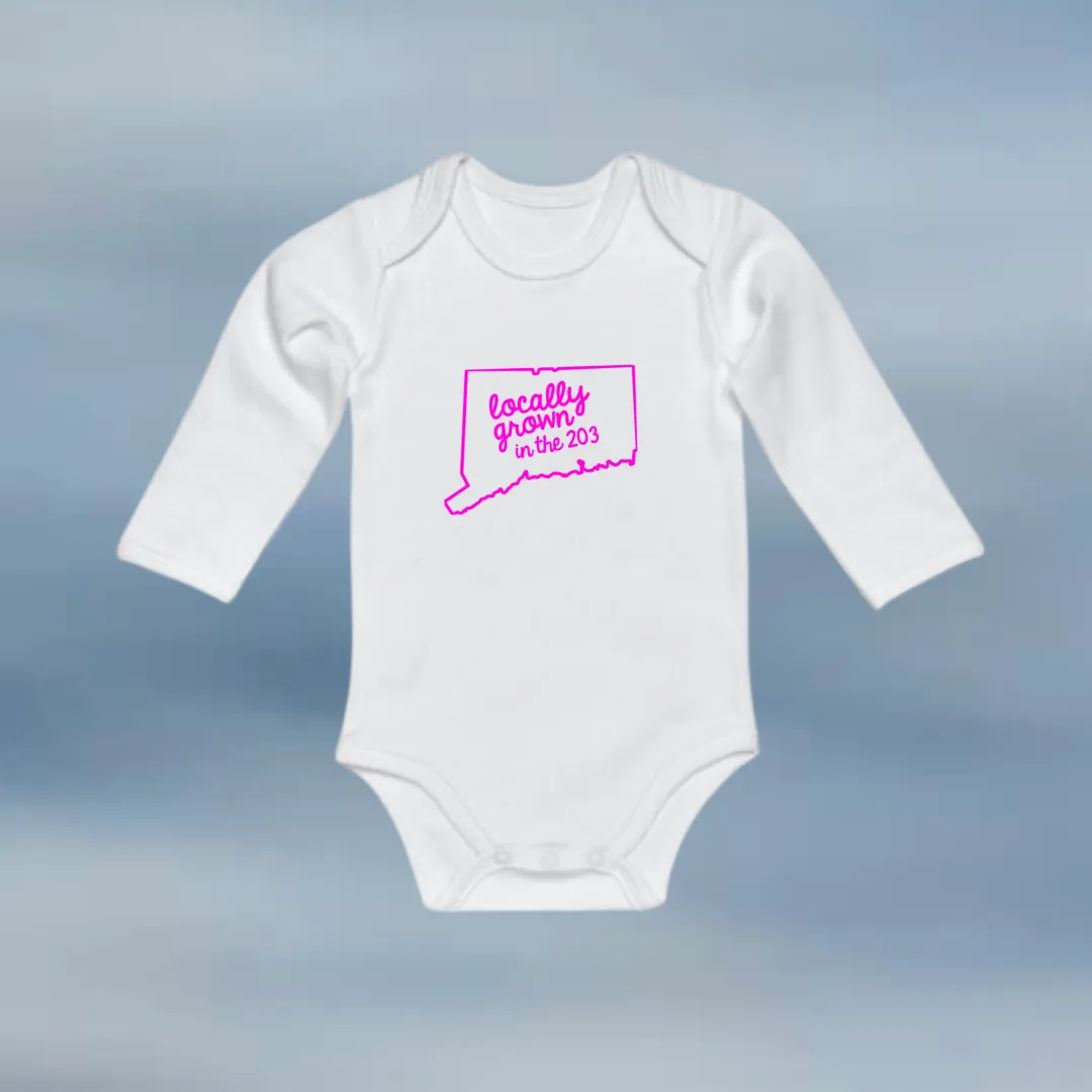 Locally Grown Long Sleeve Onesie