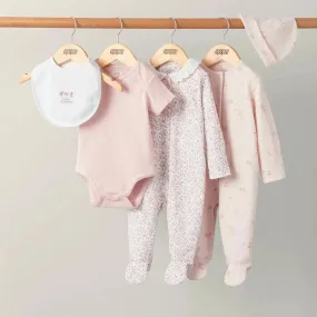 Mamas & Papas Starter Clothing Set (5 Piece) - Floral