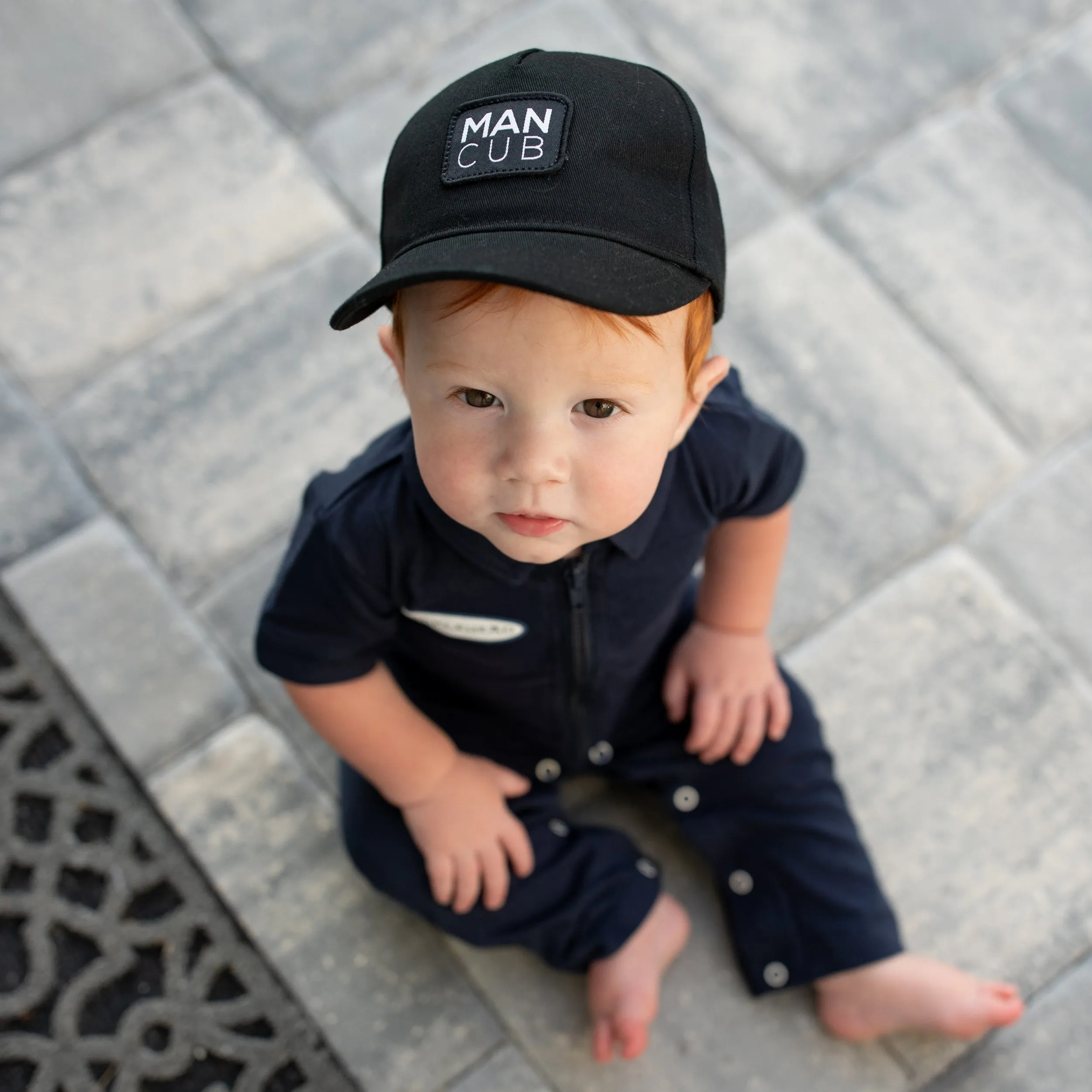 Man Cub Kids Trucker Hat