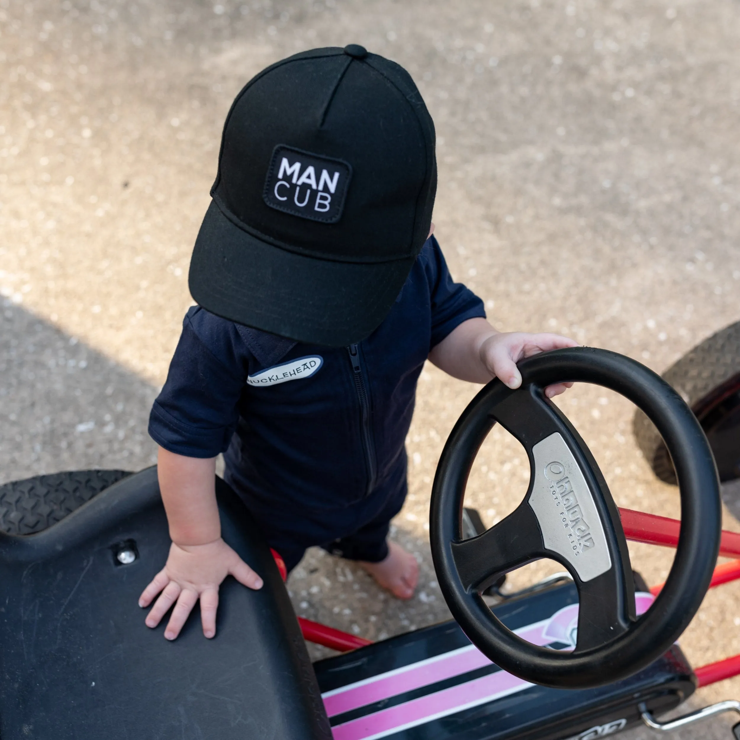 Man Cub Kids Trucker Hat