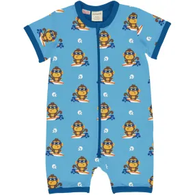 Maxomorra Monkey Short Rompersuit Dxs2408-Sxs2415