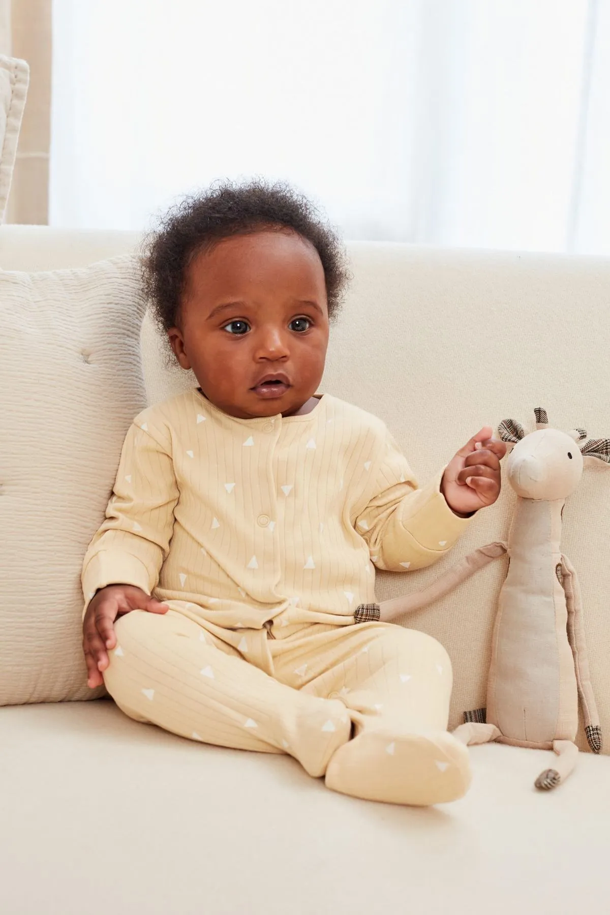 Multi Baby Cotton Sleepsuits 3 Pack