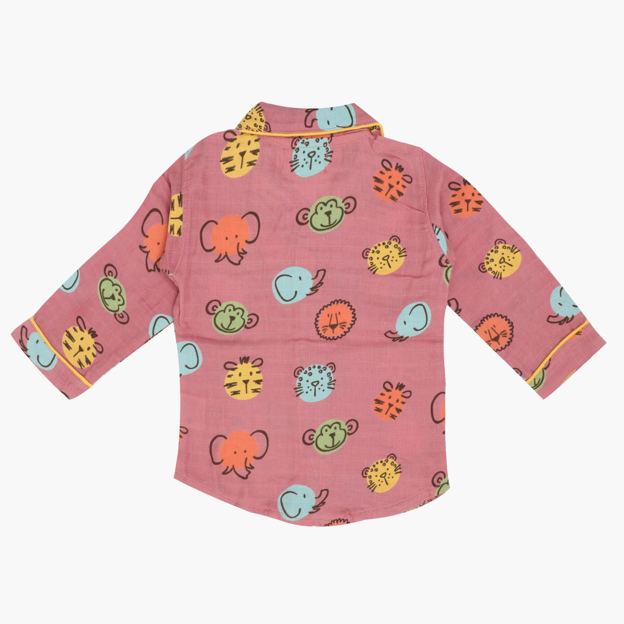 Muslin Full Sleeve Sleep Suit for babies and kids - Unisex
