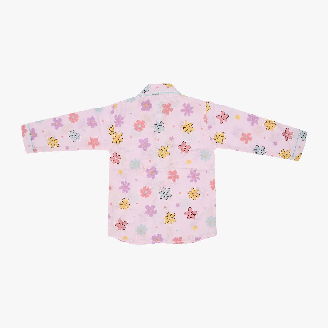 Muslin Full Sleeve Sleep Suit for babies and kids - Unisex