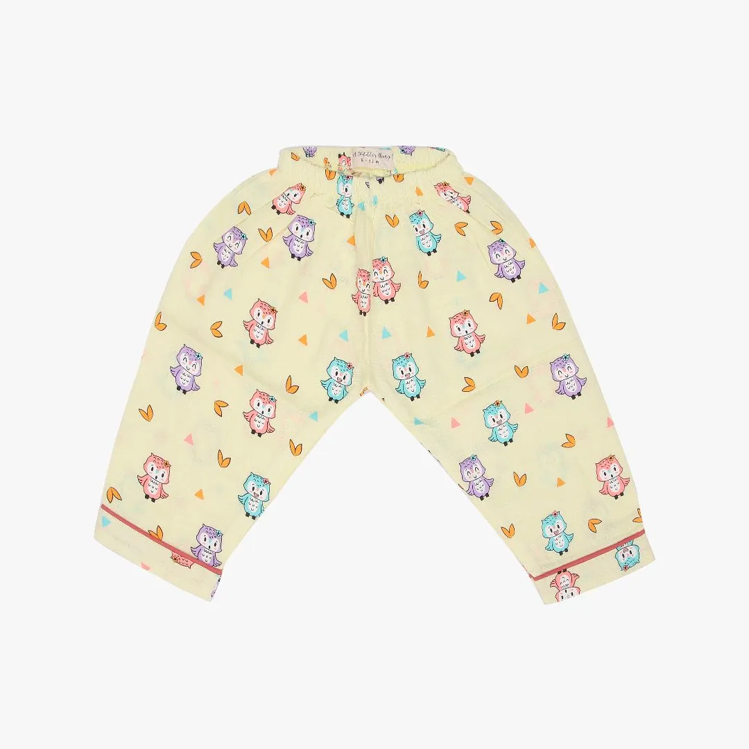 Muslin Full Sleeve Sleep Suit for babies and kids - Unisex