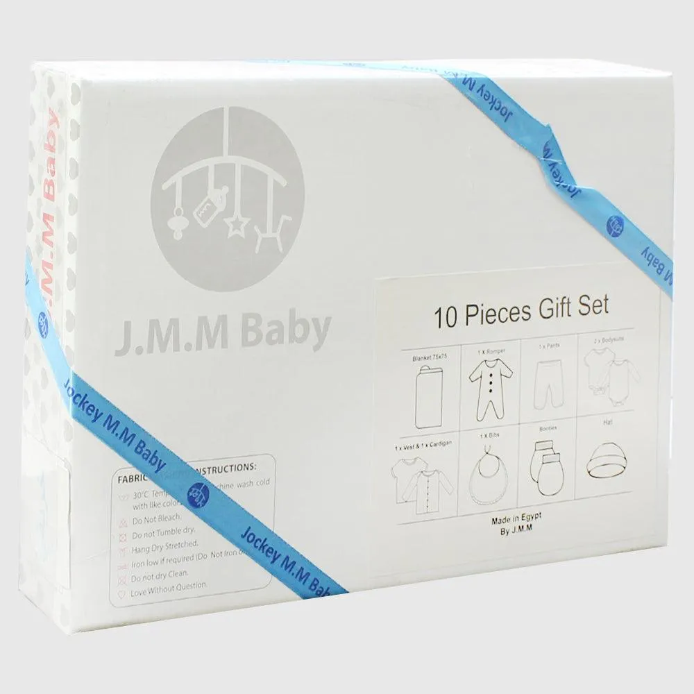Navyish 10-Piece Baby Layette Set