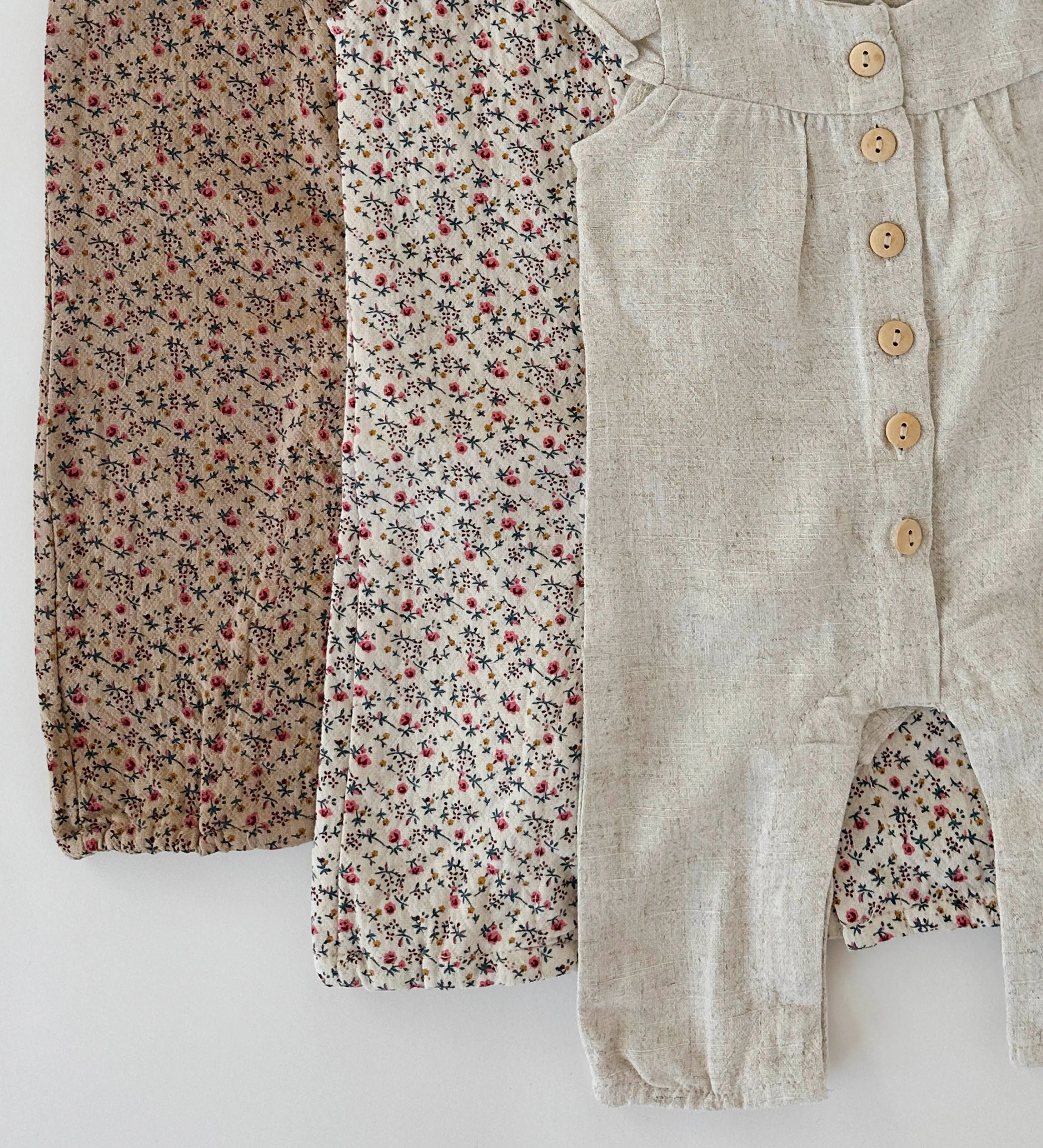 OLIVE & CRADLE - Baby Girl ROMPER Jumpsuit Ruffle sleeve MELANIE outfit  Bow
