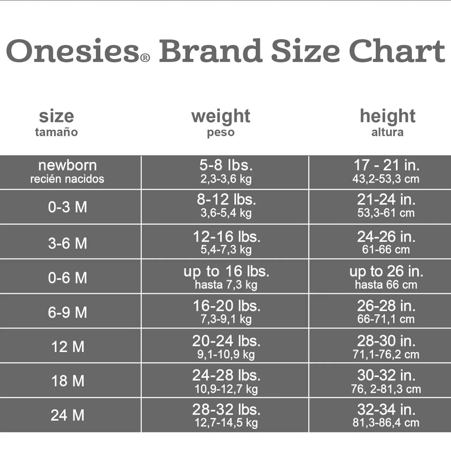 Onesies Brand Unisex Baby Bodysuits 8-Pack